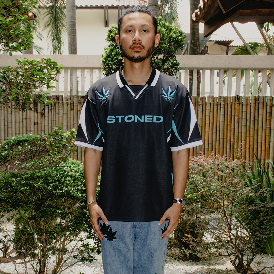Stoned Classic : Retro UIP Jersey Black Tiffany (Available on Stoned® TikTok only)