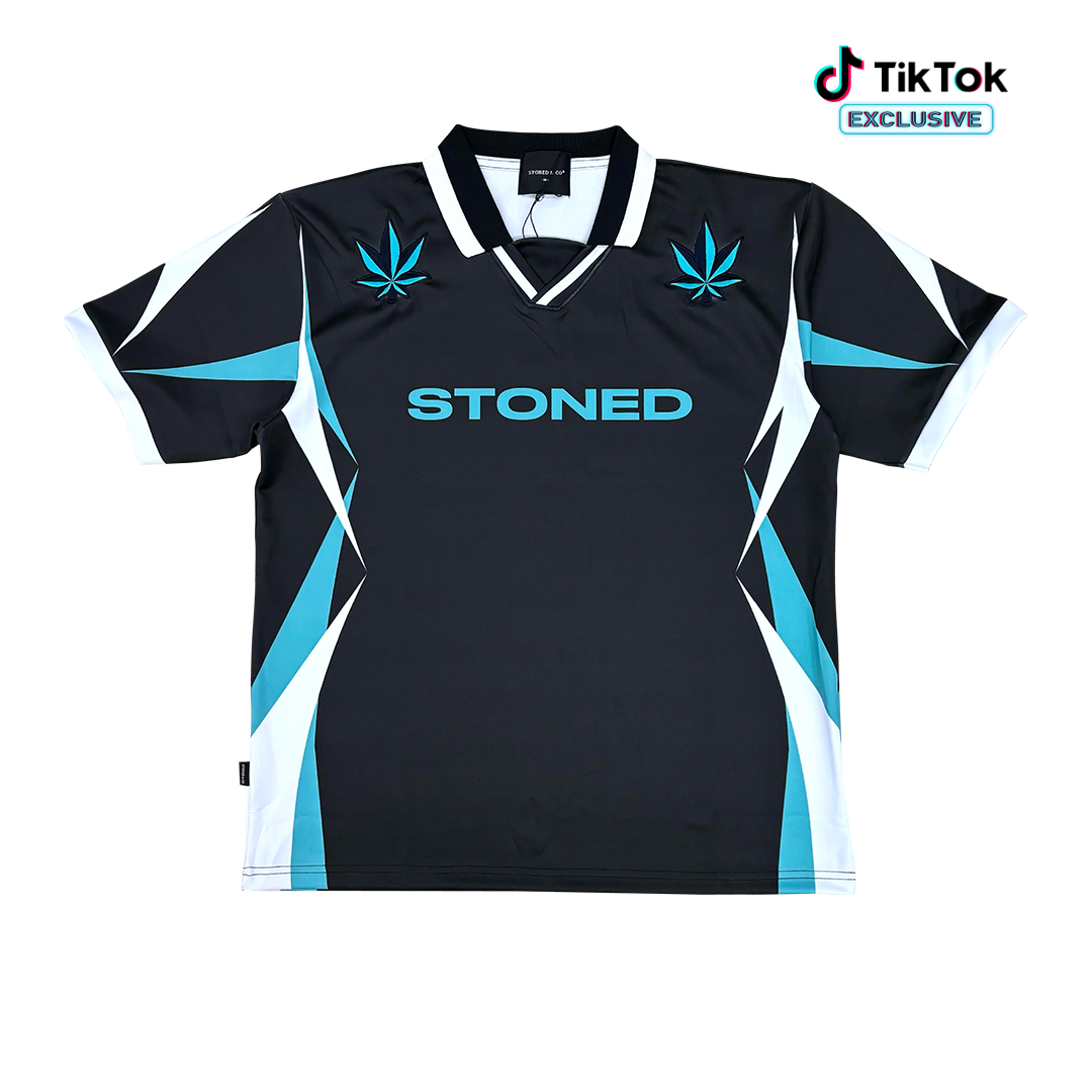 Stoned Classic : Retro UIP Jersey Black Tiffany (Available on Stoned® TikTok only)