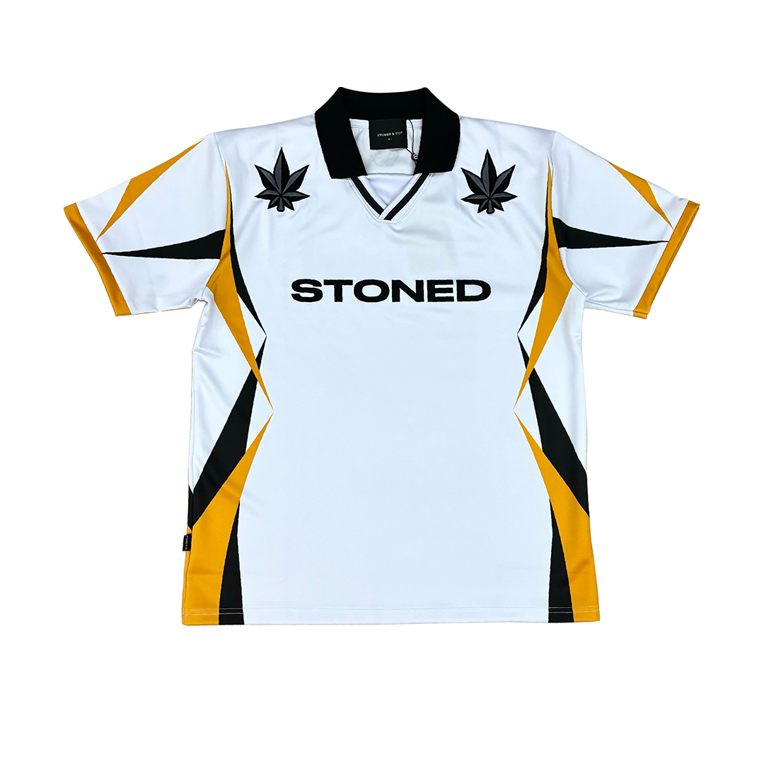 Stoned Classic : Retro UIP Jersey White Yellow