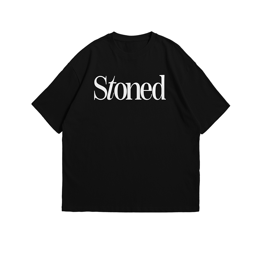 Stoned Future-back : Logo Tee Black