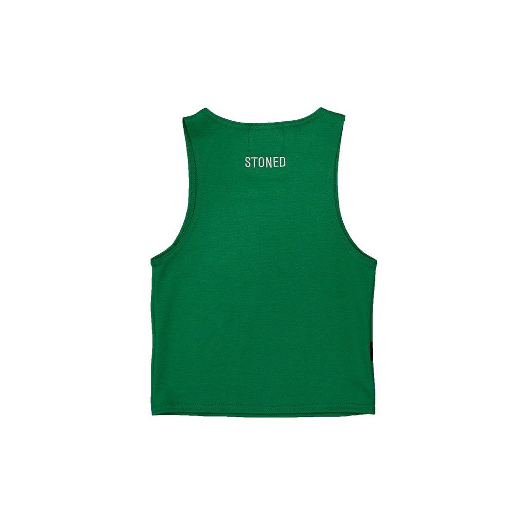 Stoned : Green Tank Top