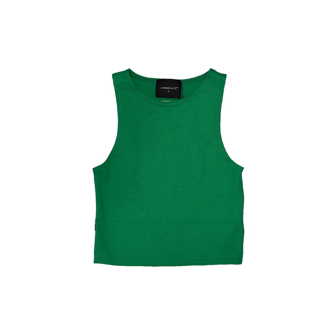 Stoned : Green Tank Top