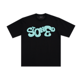 Stoned : Tiffany Bubble Logo Tee Black