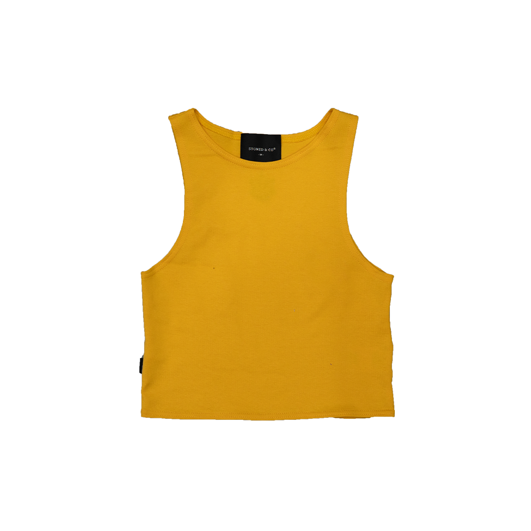 Stoned : Yellow Tank Top