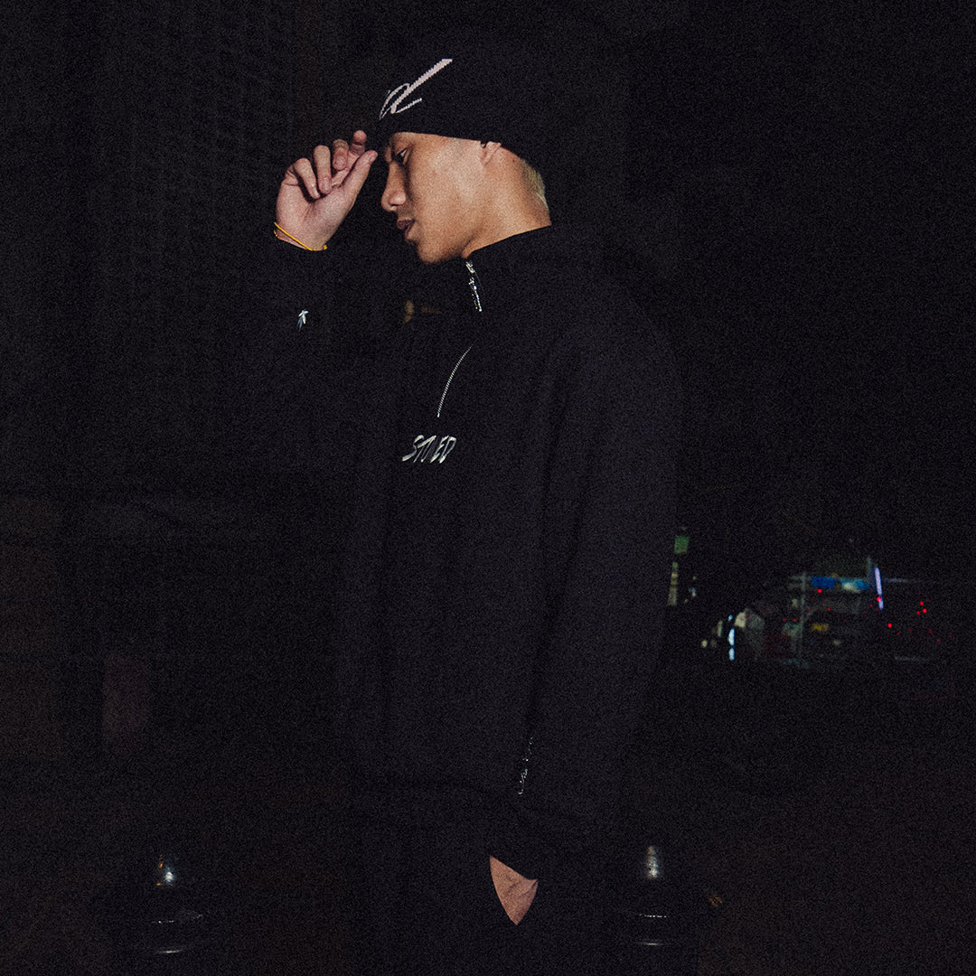 ATC : Half Zipper Sweatshirt black