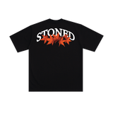Stoned : Orange Maple Tee Black