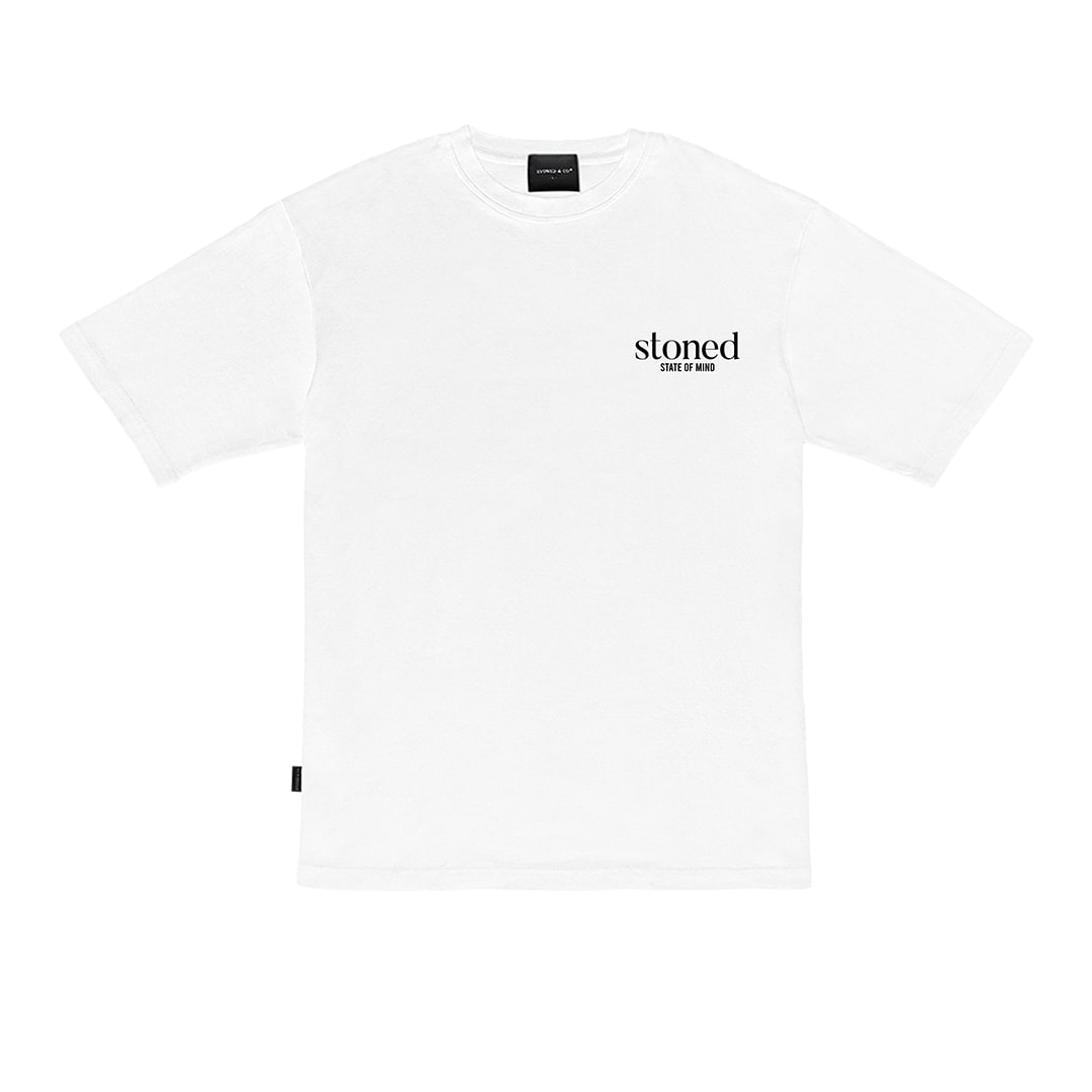 Stoned Originals : Basic Logo Tee White