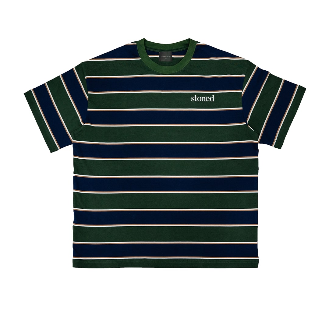 Stoned Originals : Stripes Navy/Green