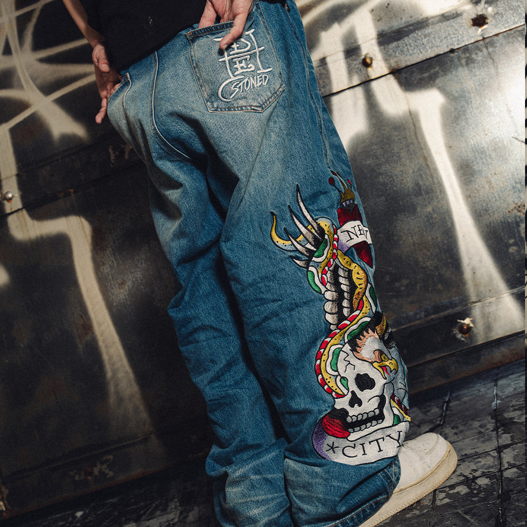 Stoned x Ed Hardy : NYC Jeans