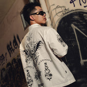 Stoned x Ed Hardy : Tattoo Printed Shirt White