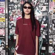 Stoned x OTP : P Logo tee Maroon