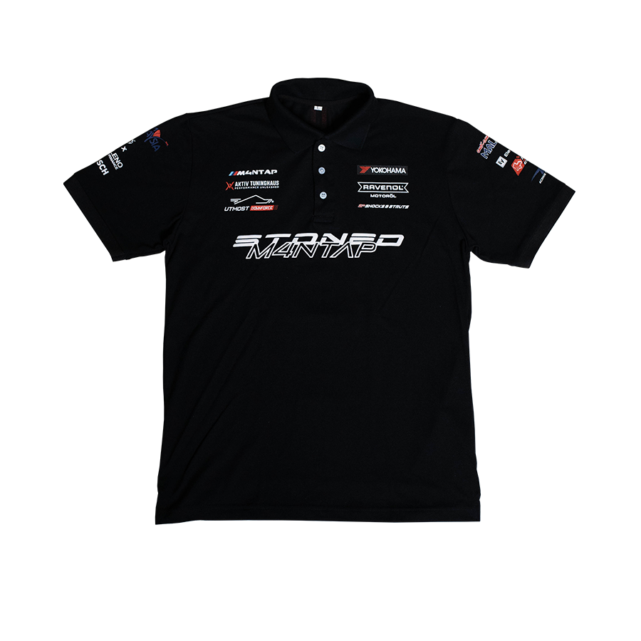 Stoned x M4NTAP : Driver Polo Tee Black