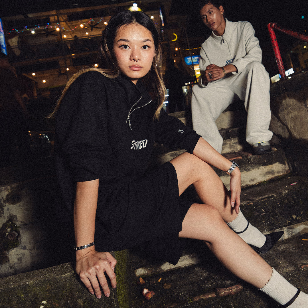 ATC : Sweatpants Shorts Black