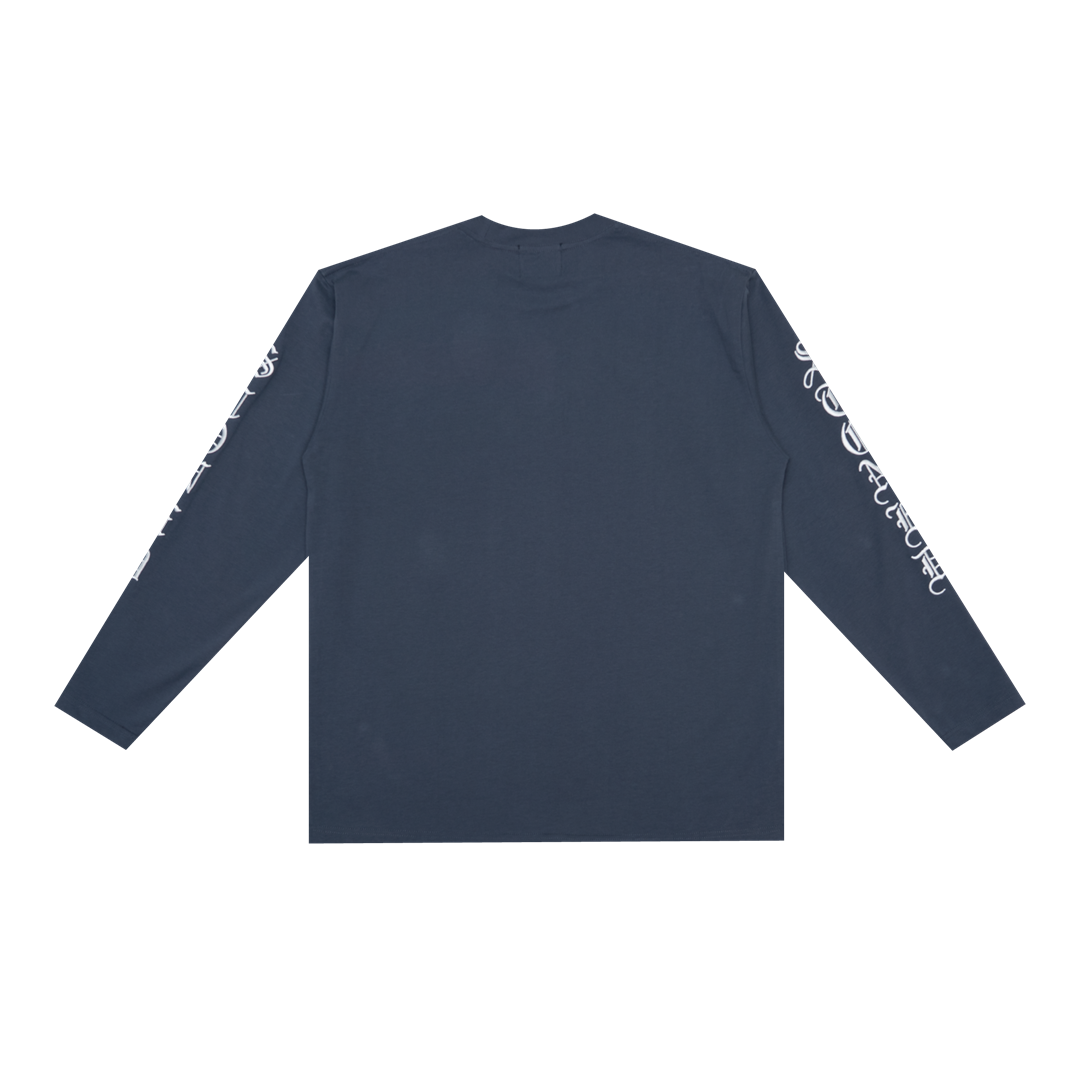 WBB25 : Letter L/S Tee Navy