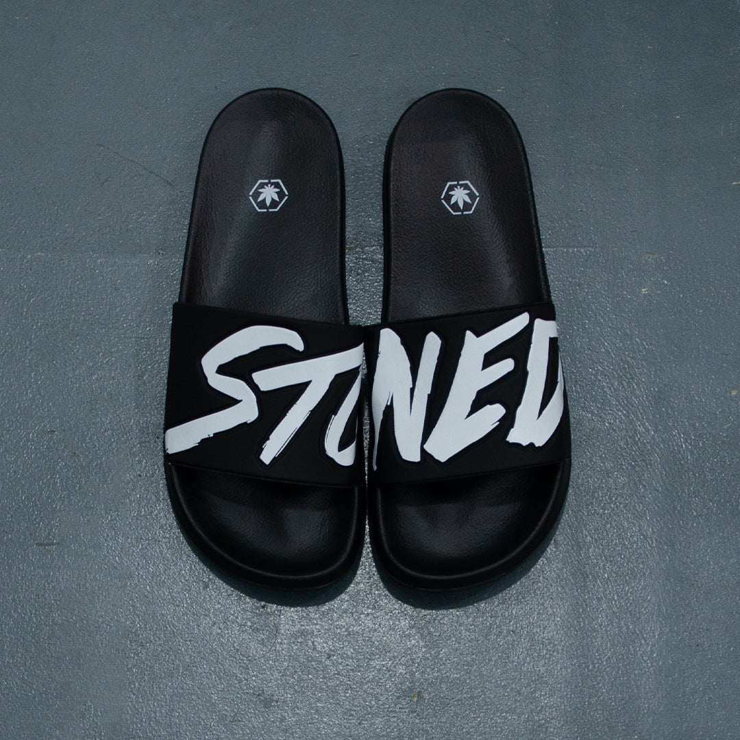 WBB : Logo Sandals Black