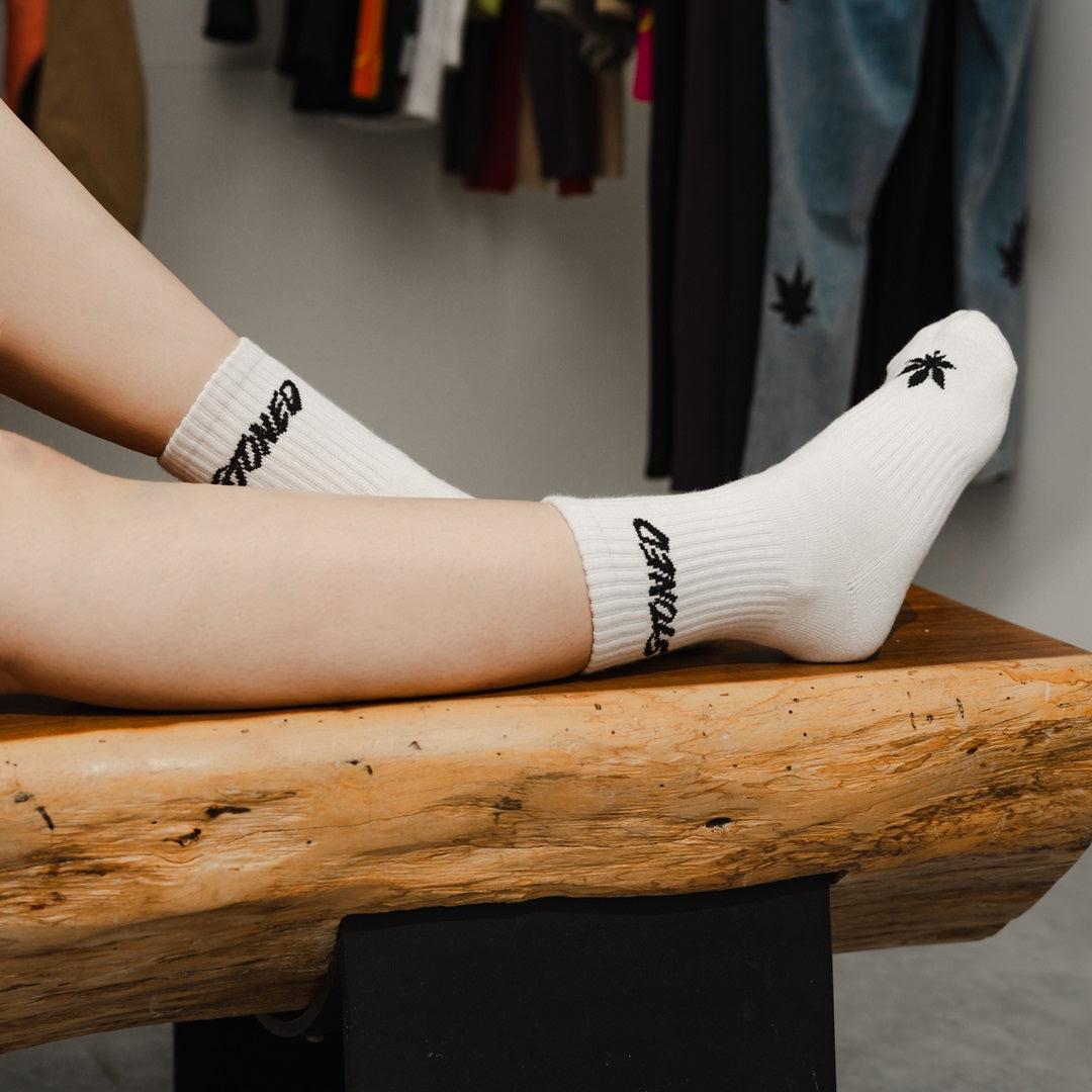 Stoned : Genetic Socks White Black