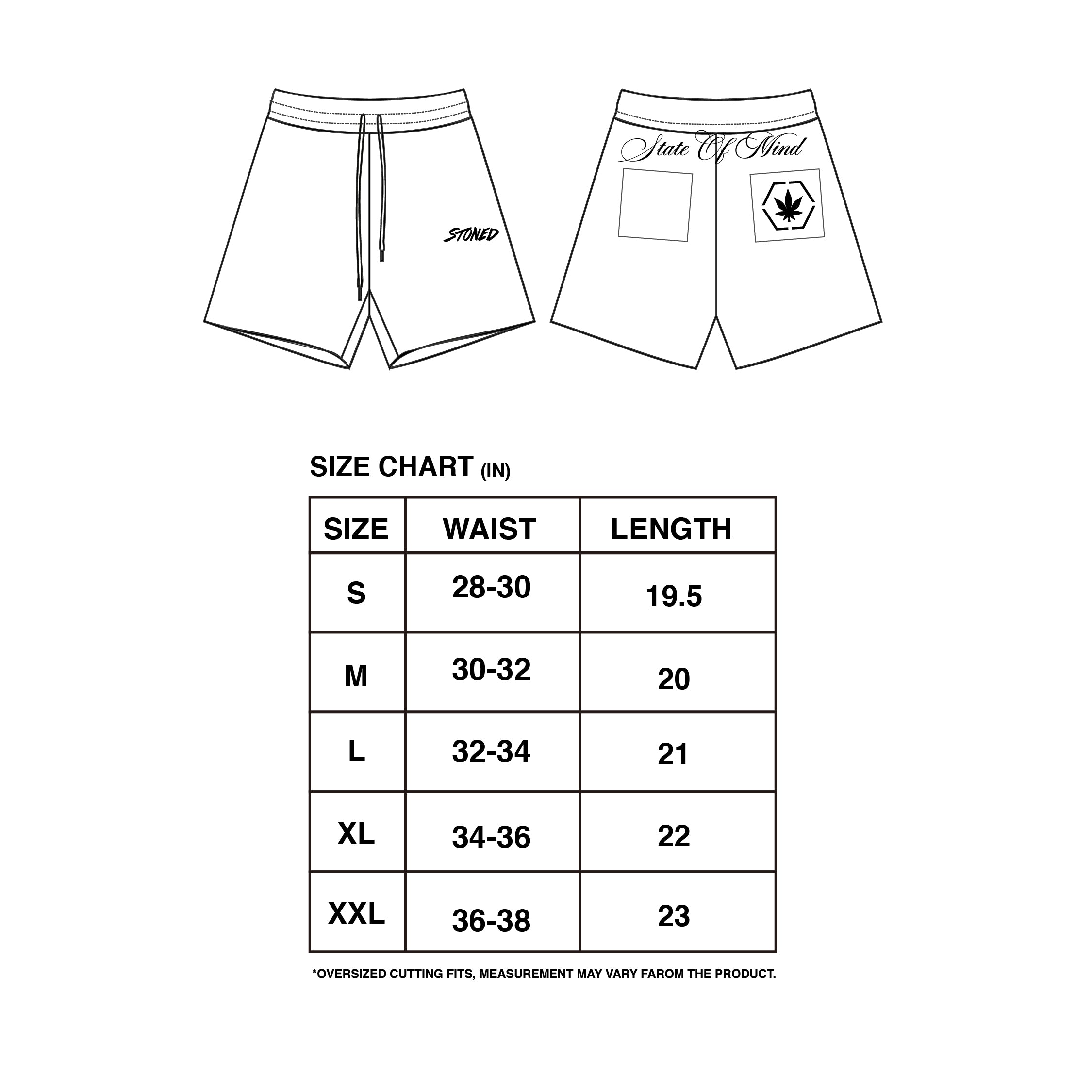 ATC : Sweatpants Shorts Black