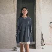 WBB25 : Letter L/S Tee Navy