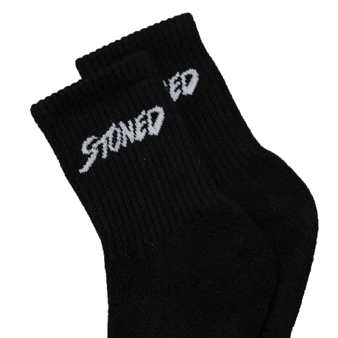 Stoned : Genetic Socks Black White