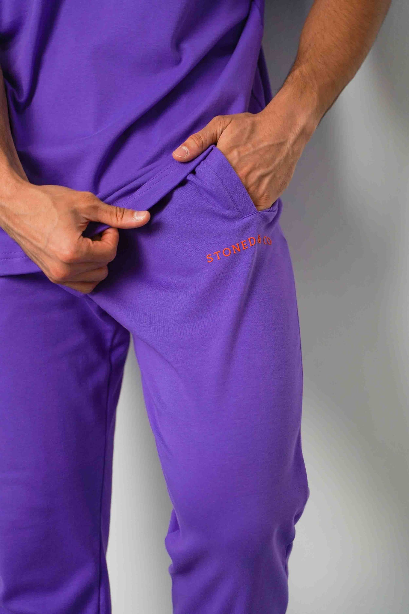 Stoned Eternal : Lavender Logo Pants
