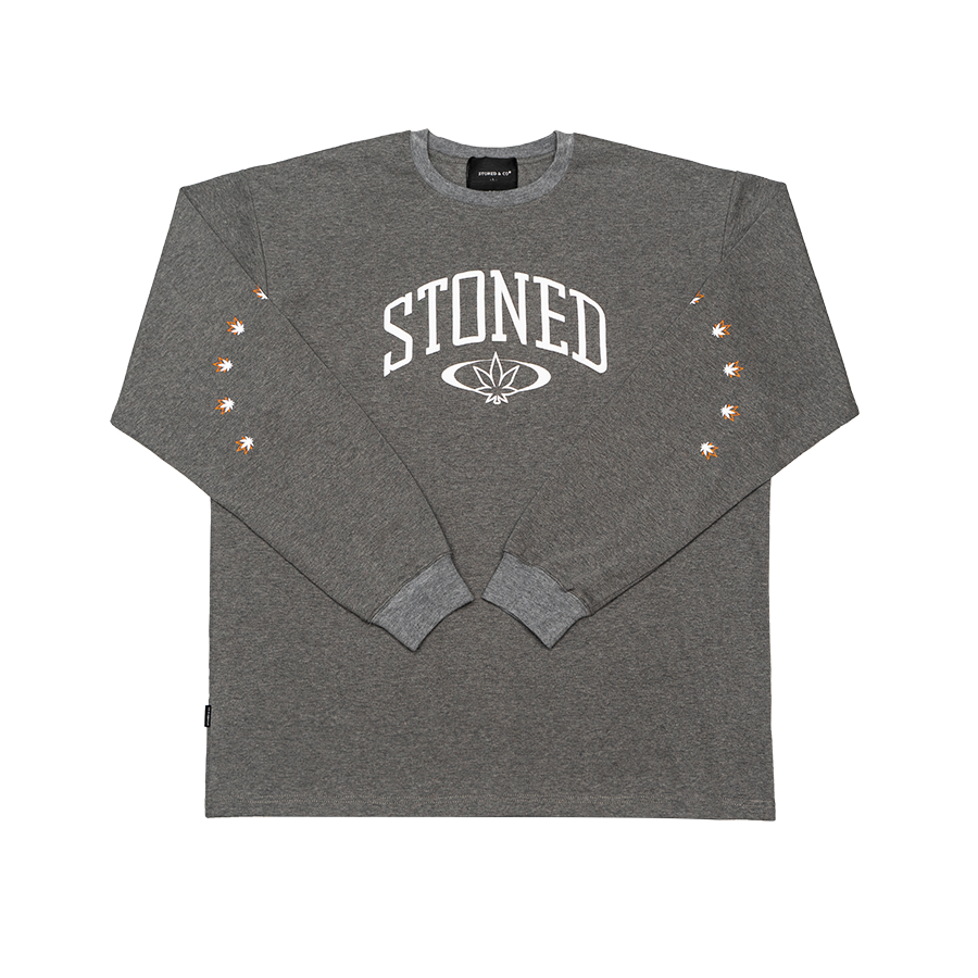 Stoned Universe : Logo Tee L/S Grey