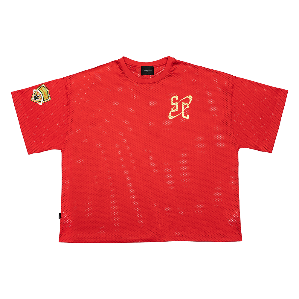 Stoned Universe : Maple Mesh Jersey Red