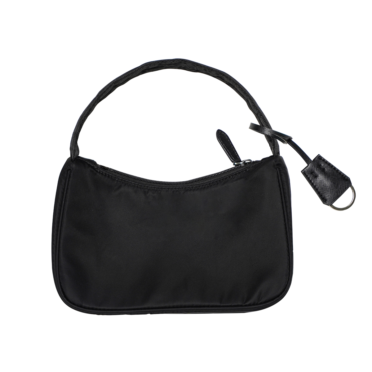 Gibbous Shoulder Black Bag