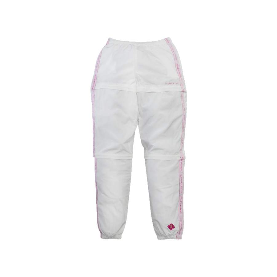 INCANDESCENCE STREAK TRACK PANTS WHITE-Stoned & Co
