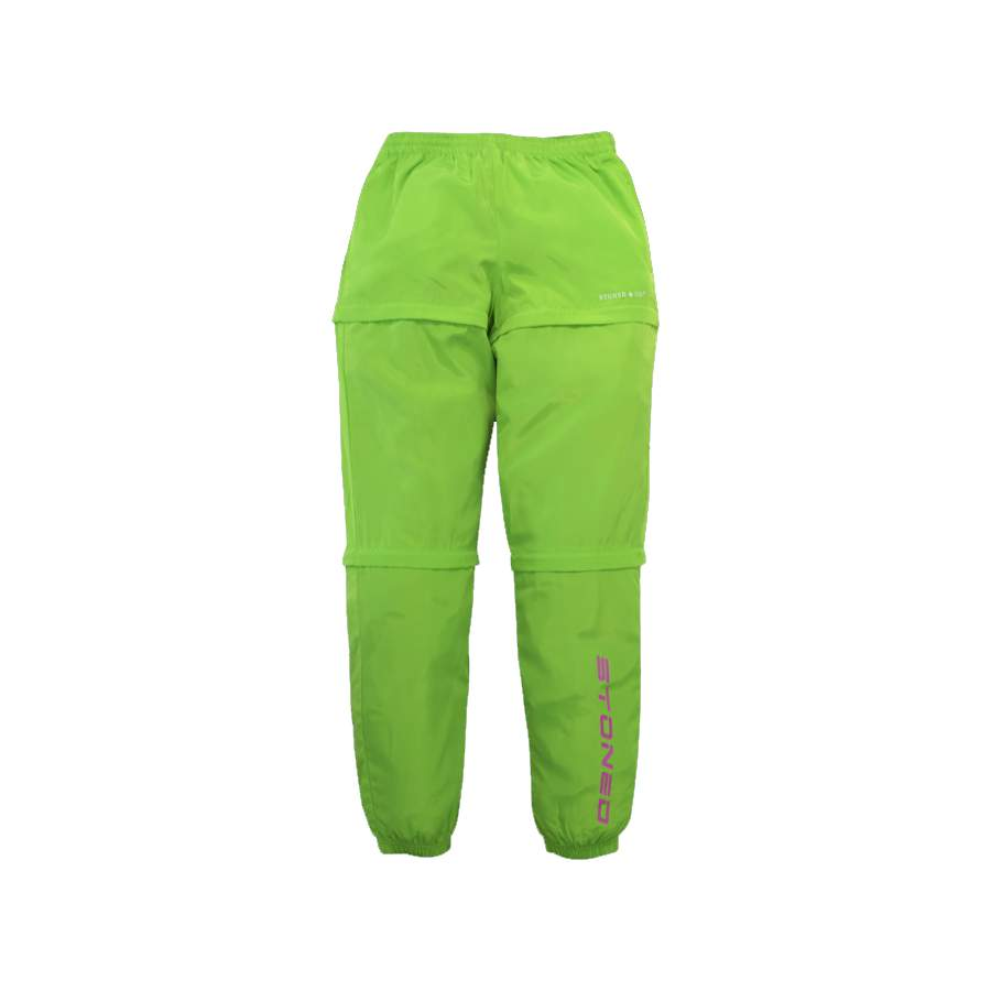 Lime green top track pants