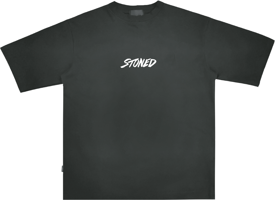 STONED BURGLARY TEE BLACK