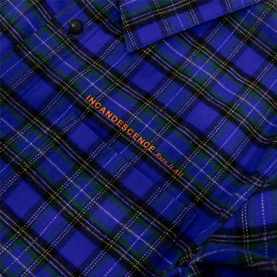 INCANDESCENCE LIGHT FLANNEL SHIRT BLUE-Stoned & Co