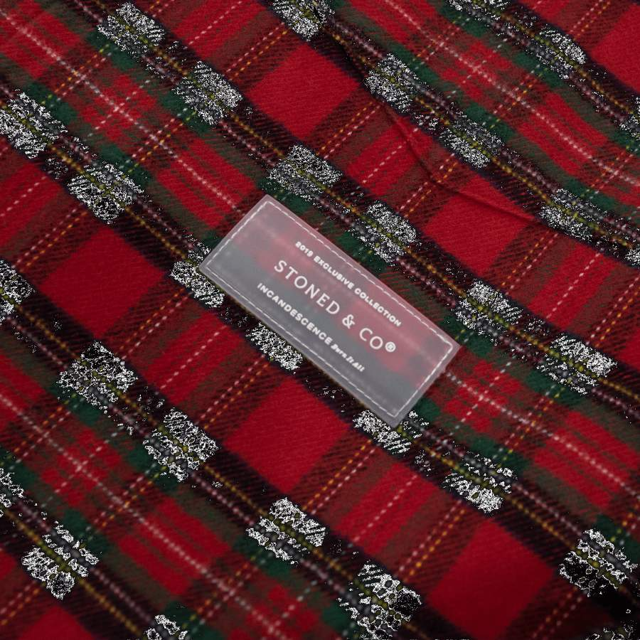 INCANDESCENCE LIGHT FLANNEL SHIRT RED-Stoned & Co