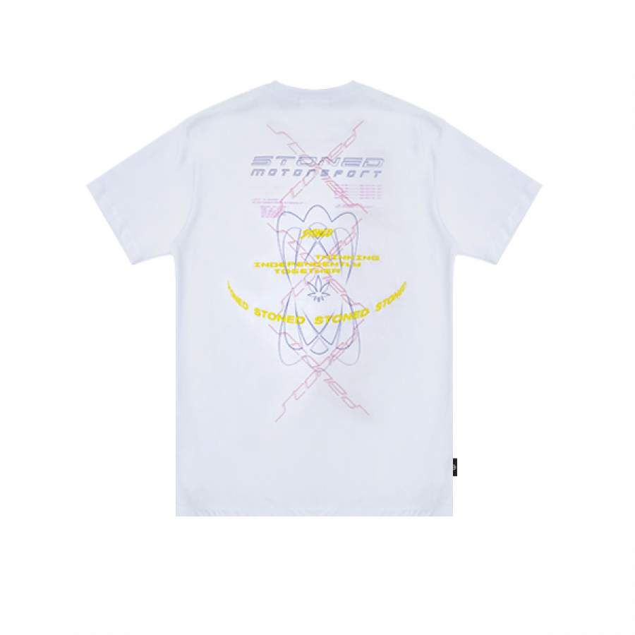 DIVERSE X MOTORSPORT TSHIRT WHITE-Stoned and Co Online