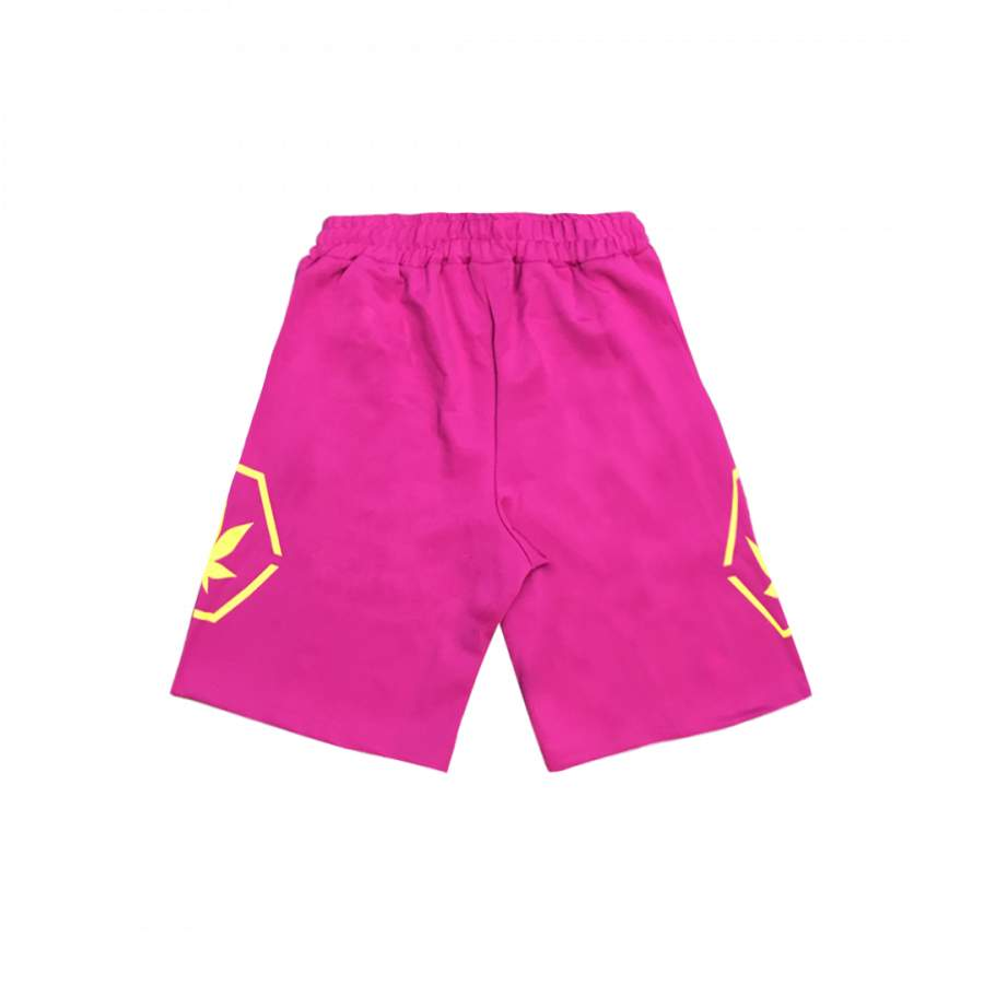 STONED & CO. GROUP SHORT PANTS NEON PINK-Stoned & Co
