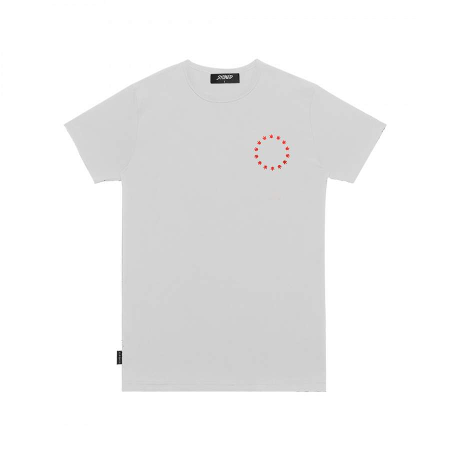 STONED RE-IMAGINED TSHIRT WHITE-Stoned & Co