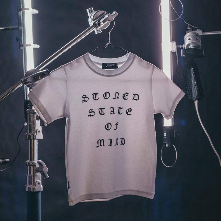 JUNIOR STATE OF MIND TSHIRT WHITE-Stoned & Co
