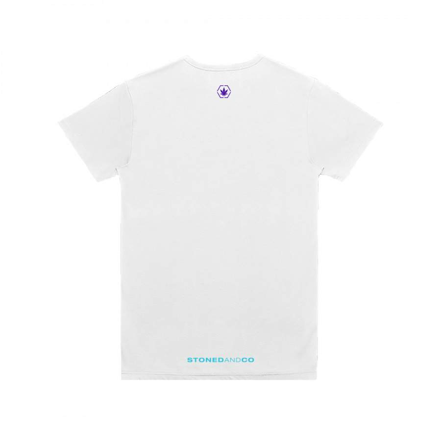 STONED BUTTERFLY EFFECT: ILLUSION TSHIRT WHITE-Stoned and Co Online