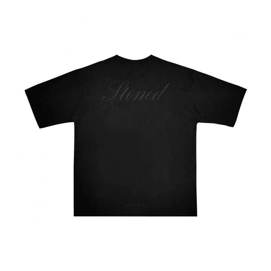 BLACK BY STONED & CO: STELLAR T-SHIRT (OVERSIZED)-Stoned & Co