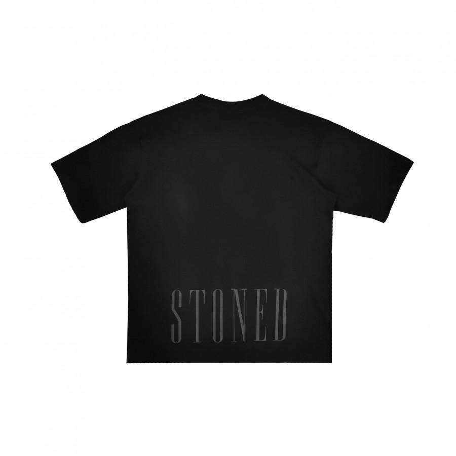 BLACK BY STONED & CO: DUSK T-SHIRT (OVERSIZED)-Stoned & Co