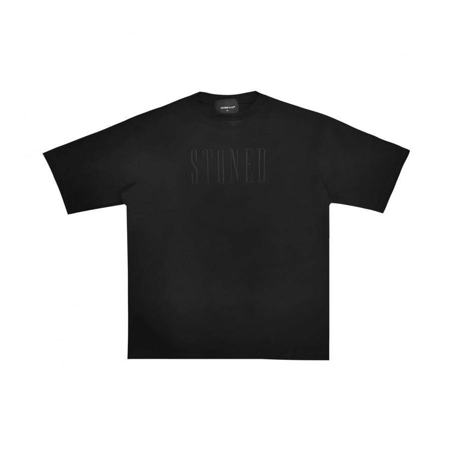 BLACK BY STONED & CO : MALAM T-SHIRT (OVERSIZED)-Stoned & Co