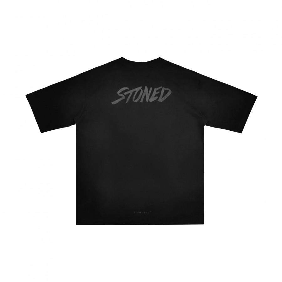 BLACK BY STONED & CO : GENETIC TSHIRT (OVERSIZED)-Stoned & Co