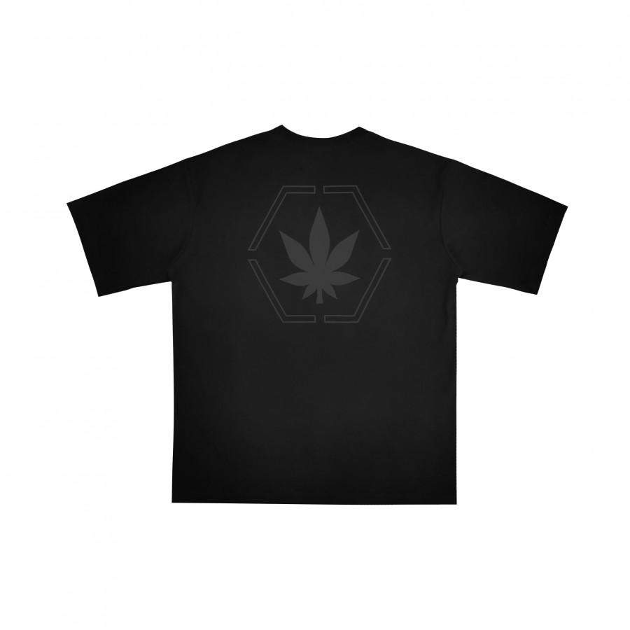BLACK BY STONED & CO : ABYSS T-SHIRT (OVERSIZED)-Stoned & Co