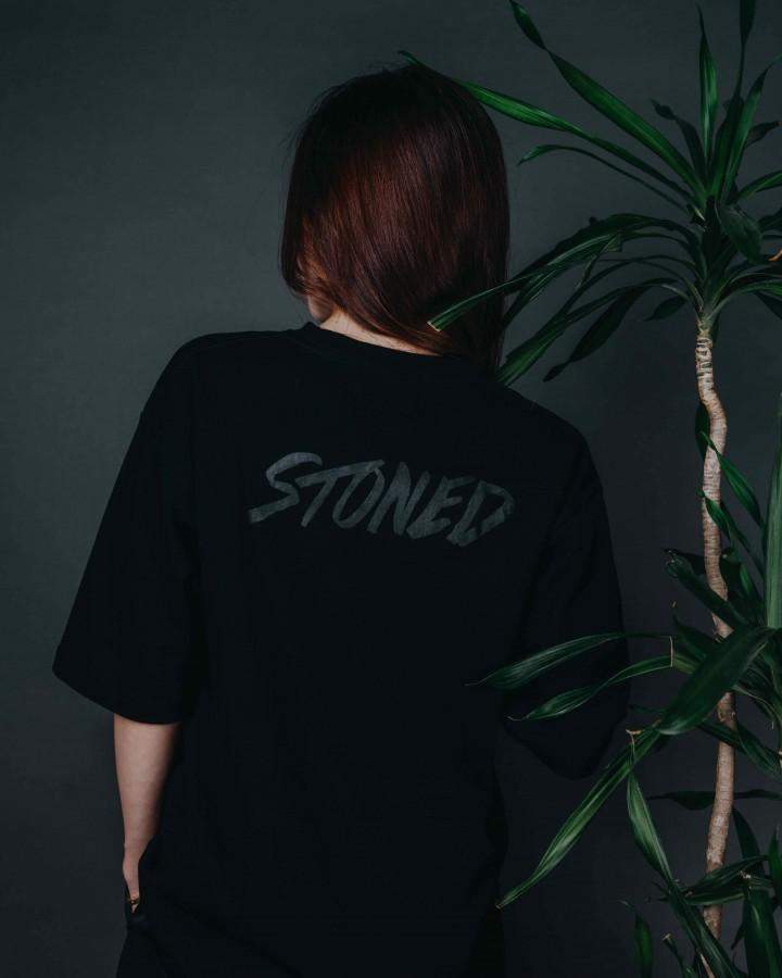 BLACK BY STONED & CO : GENETIC TSHIRT (OVERSIZED)-Stoned & Co