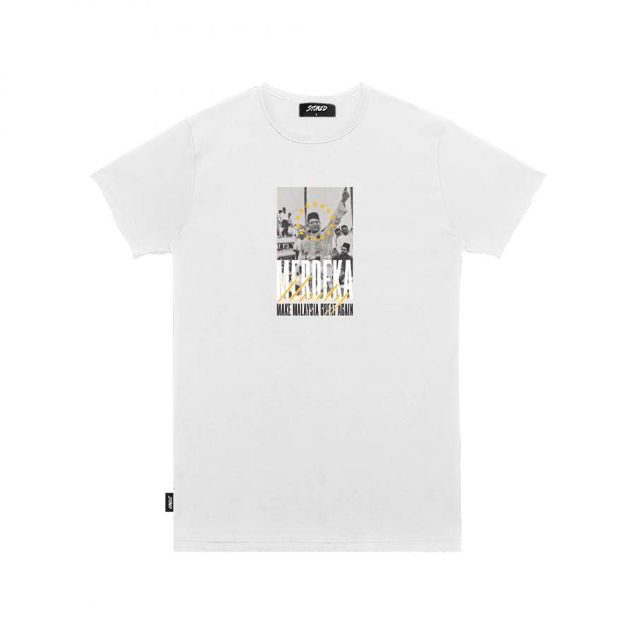 STONED: MERDEKA NEXUS T-SHIRT WHITE-Stoned & Co