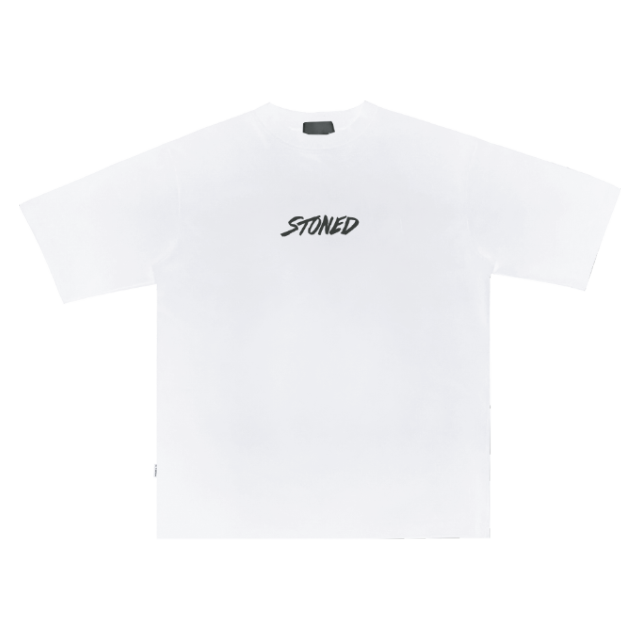 STONED BURGLARY TEE WHITE